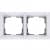 рамка werkel snabb wl03-frame-02-white-gd белая/золото двухместная Купить Рамка Werkel Snabb WL03-Frame-02-white-GD белая/золото двухместная по низкой цене