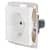 Купить Розетка Werkel WL01-SKGS-01-IP44 одноместная с заземлением и защитными шторками белый по низкой цене