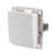 Купить Розетка Werkel WL01-SKGSC-01-IP44 одноместная с заземлением и защитными шторками с крышкой белый по низкой цене