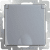 Купить Розетка Werkel WL06-SKGSC-01-IP44 одноместная с заземлением и защитными шторками с крышкой серебряный по низкой цене