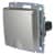 Купить Розетка Werkel WL06-SKGSC-01-IP44 одноместная с заземлением и защитными шторками с крышкой серебряный по низкой цене