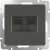 Купить Розетка Werkel WL07-RJ11+RJ45 телефонно-компьютерная серо-коричневый по низкой цене