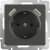 Купить Розетка Werkel WL07-SKGS-USBx2-IP20 одноместная с USBх2 с заземлением и защитными шторкам серо-коричневый по низкой цене