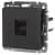 Купить Розетка Werkel Ethernet WL08-RJ-45 компьютерная черный матовый по низкой цене