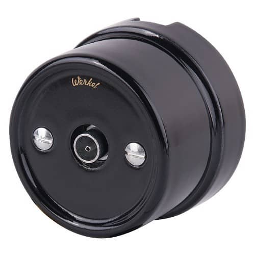Купить Розетка Werkel Retro WL18-02-05 телевизионная одноместная черная по низкой цене