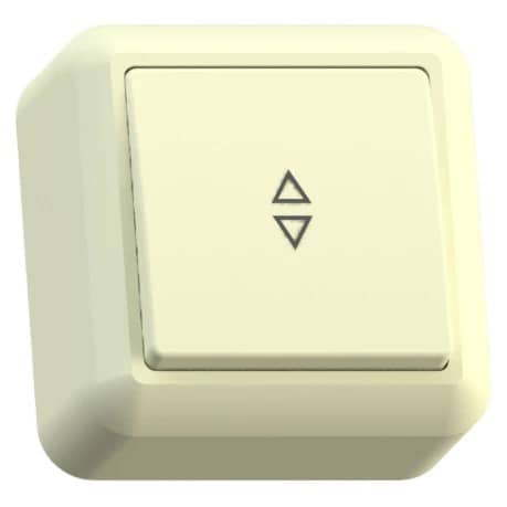 Купить Переключатель Кунцево-Электро Оптима А610-385 одноклавишный Слоновая кость по низкой цене