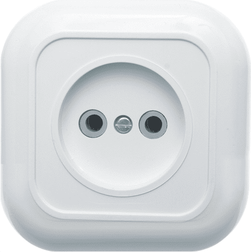 Купить Розетка Кунцево-Электро Валентина РС10-153 одноместная белая по низкой цене