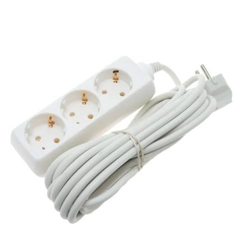 Купить Удлинитель Uniel Standard SGCD33 бытовой 3 розетки с заземлением 3500 Вт 3 м по низкой цене