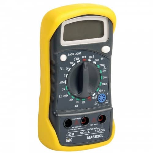 Купить Мультиметр IEK Master MAS830L цифровой по низкой цене