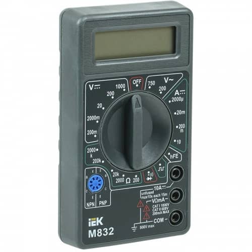 Купить Мультиметр IEK Universal M832 цифровой по низкой цене