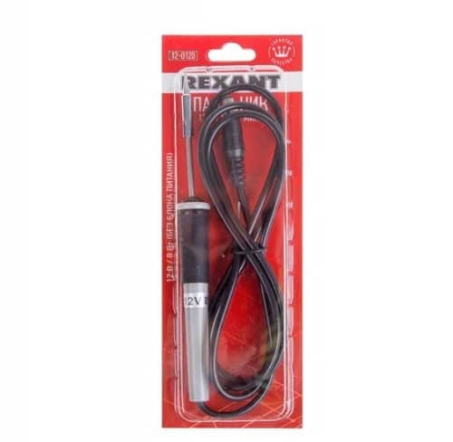 Купить Паяльник Rexant 12-0120 12 В 8 Вт мини без блока питания по низкой цене