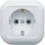 Купить Розетка Кунцево-Электро Валентина РА16-638 одноместная с заземлением белая по низкой цене