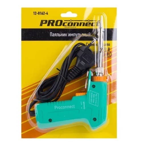 Купить Паяльник PROconnect 12-0162-4 220 В 30-130 Вт импульсный по низкой цене