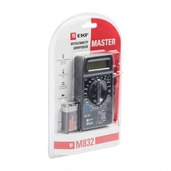Купить Мультиметр EKF Master M832 цифровой по низкой цене