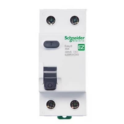 Купить Автоматический выключатель Schneider Electric EASY 9 2П AC 40А 30мА дифференциального тока по низкой цене
