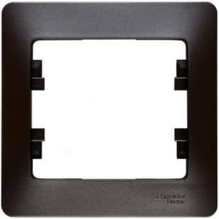 Купить Рамка Schneider Electric Glossa GSL001301 графит одноместная по низкой цене