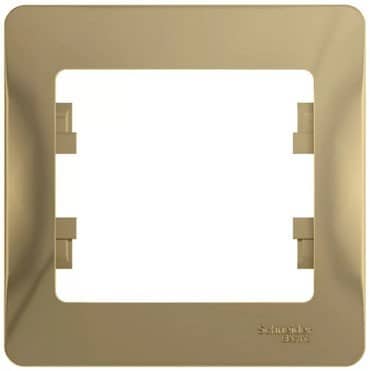Купить Рамка Schneider Electric Glossa GSL000401 титан одноместная по низкой цене