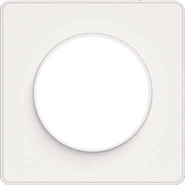 Купить Рамка Schneider Electric Odace S52P802 белая одноместная по низкой цене