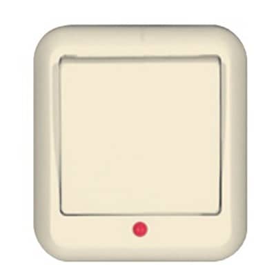 Купить Выключатель Schneider Electric Прима A16-046-S одноклавишный с индикатором слоновая кость по низкой цене