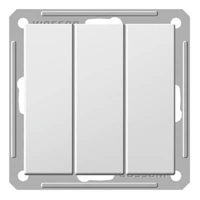 Купить Выключатель Schneider Electric W59 VS0516-351-1-86 трехклавишный белый по низкой цене