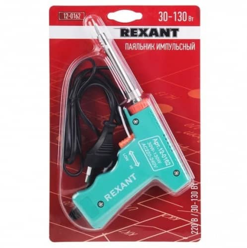 Купить Паяльник Rexant 12-0162 220 В 30-130 Вт импульсный по низкой цене