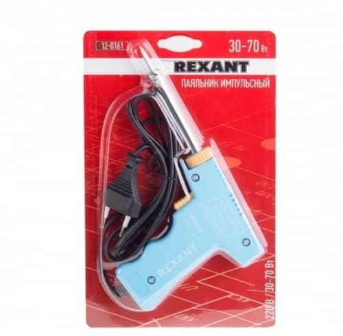 Купить Паяльник Rexant 12-0161 220 В 30-70 Вт импульсный по низкой цене