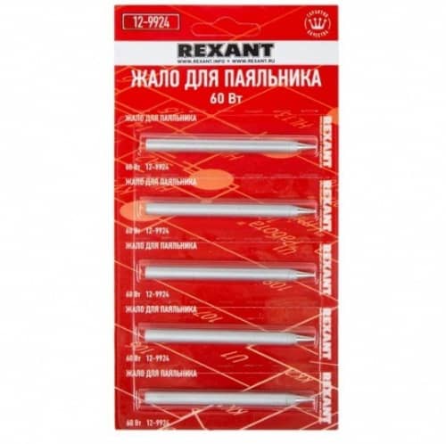 Купить Жало Rexant 12-9924 для паяльника 60 Вт по низкой цене