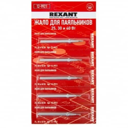 Купить Жало Rexant 12-9921 для паяльника 25, 30 и 40 Вт по низкой цене