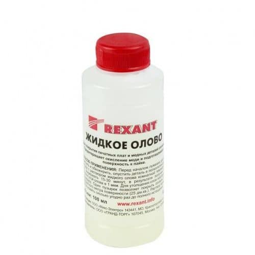 Купить Олово Rexant 09-3495 жидкое 100 мл по низкой цене