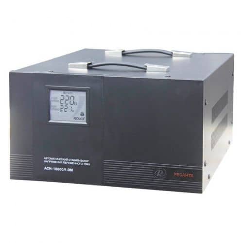 Купить Стабилизатор напряжения РЕСАНТА АСН-10000/1-ЭМ 63/1/8 по низкой цене