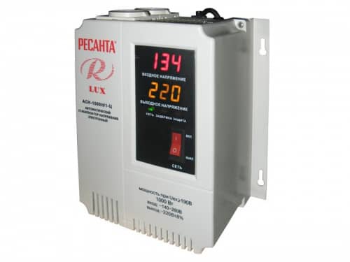 Купить Стабилизатор напряжения Ресанта АСН-1000Н/1-Ц Lux 63/6/14 по низкой цене