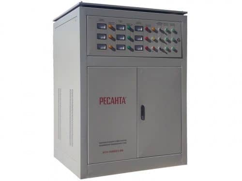 Купить Стабилизатор напряжения РЕСАНТА АСН-100000/3 63/4/11 трёхфазный по низкой цене