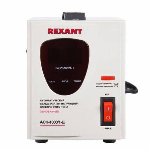Купить Стабилизатор напряжения Rexant АСН-1000/1-Ц по низкой цене