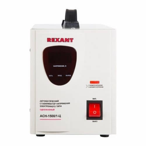 Купить Стабилизатор напряжения Rexant АСН-1500/1-Ц по низкой цене