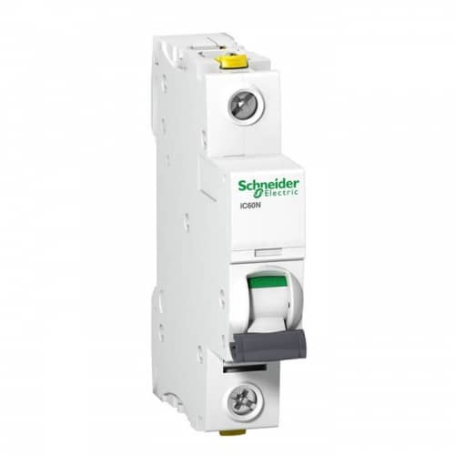 Купить Автоматический выключатель Schneider Electric Acti9 iC60N 1п C 4А 6кА по низкой цене