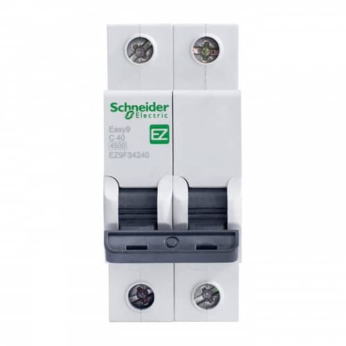 Купить Автоматический выключатель Schneider Electric EASY 9 2П C 40А 4,5кА по низкой цене