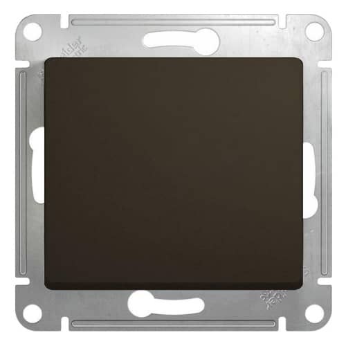 Купить Переключатель Schneider Electric Glossa GSL000861 одноклавишный шоколад по низкой цене