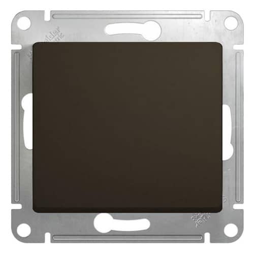 Купить Переключатель Schneider Electric Glossa GSL000871 перекрестного одноклавишный шоколад по низкой цене