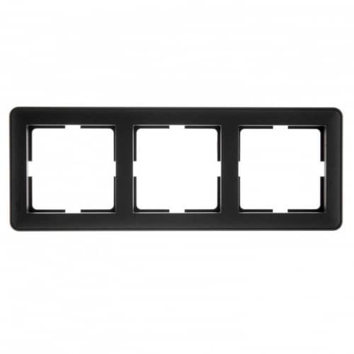 Купить Рамка Schneider Electric W59 KD-3-68 черный бархат трехместная по низкой цене