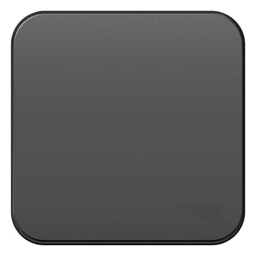 Купить Выключатель Schneider Electric Blanca BLNVA101016 одноклавишный с изолирующей пластиной антрацит по низкой цене