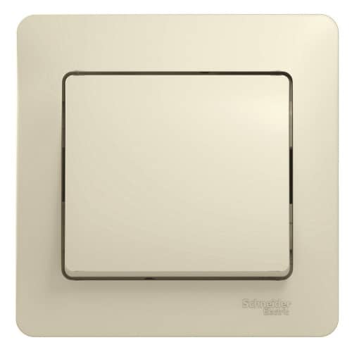 Купить Выключатель Schneider Electric Glossa GSL000212 одноклавишный бежевый по низкой цене