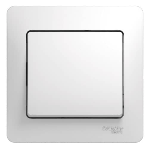 Купить Выключатель Schneider Electric Glossa GSL000112 одноклавишный белый по низкой цене