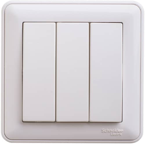 Купить Выключатель Schneider Electric W59 VS0510-351-18 трехклавишный белый по низкой цене