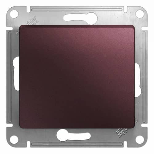 Купить Выключатель Schneider Electric Glossa GSL001111 одноклавишный баклажановый по низкой цене