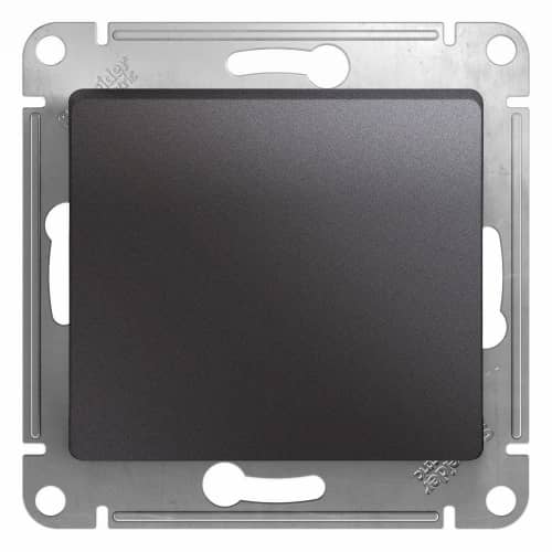 Купить Выключатель Schneider Electric Glossa GSL001311 одноклавишный графит по низкой цене