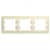 рамка schneider electric glossa gsl000203 бежевая трехместная Купить Рамка Schneider Electric Glossa GSL000203 бежевая трехместная по низкой цене