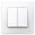 Купить Выключатель Schneider Electric Blanca BLNVS006501 двухклавишный белый по низкой цене