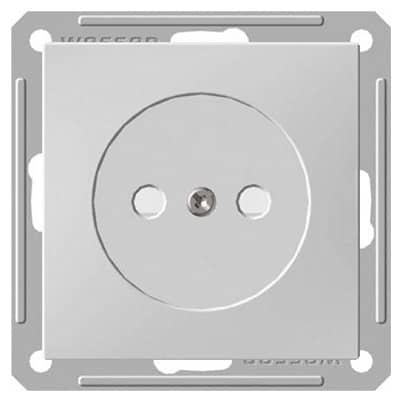 Купить Розетка Schneider Electric W59 RS16-151-1-86 одноместная с защитными шторками белый по низкой цене