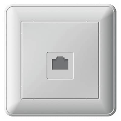 Купить Розетка Schneider Electric W59 RSI-152T-18 RJ11 телефонная одноместная белая по низкой цене