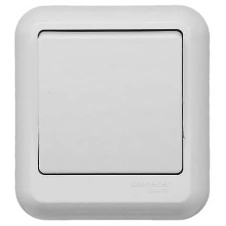 Купить Выключатель Schneider Electric Прима A16-051-B одноклавишный белый по низкой цене